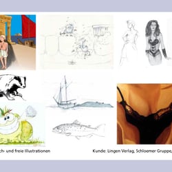 illustrations for pitches and free work
