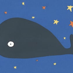 whale in space