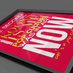 Typografie Plakat