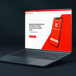 Webdeisgn Referenz für Handy Reparatur
