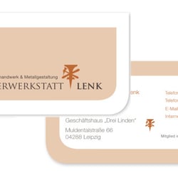 Visitenkarte . Gürtlerwerkstatt Lenk