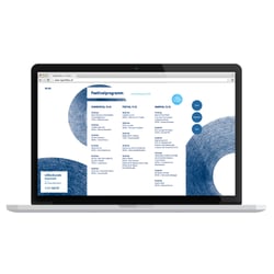 Webseite Programmübersicht