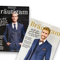Editorial-Design, Cover für Männer-Magazin, als Beilage für das HOCHZEIT Magazin