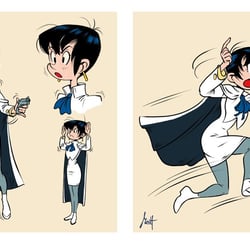 Frankobelgischer Comicstil-test