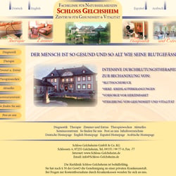 Schloss Gelchsheim Homepage