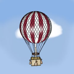 altmodischer Ballon