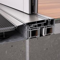 3D Visualisierung. Barrierefreie Bodenschwelle
