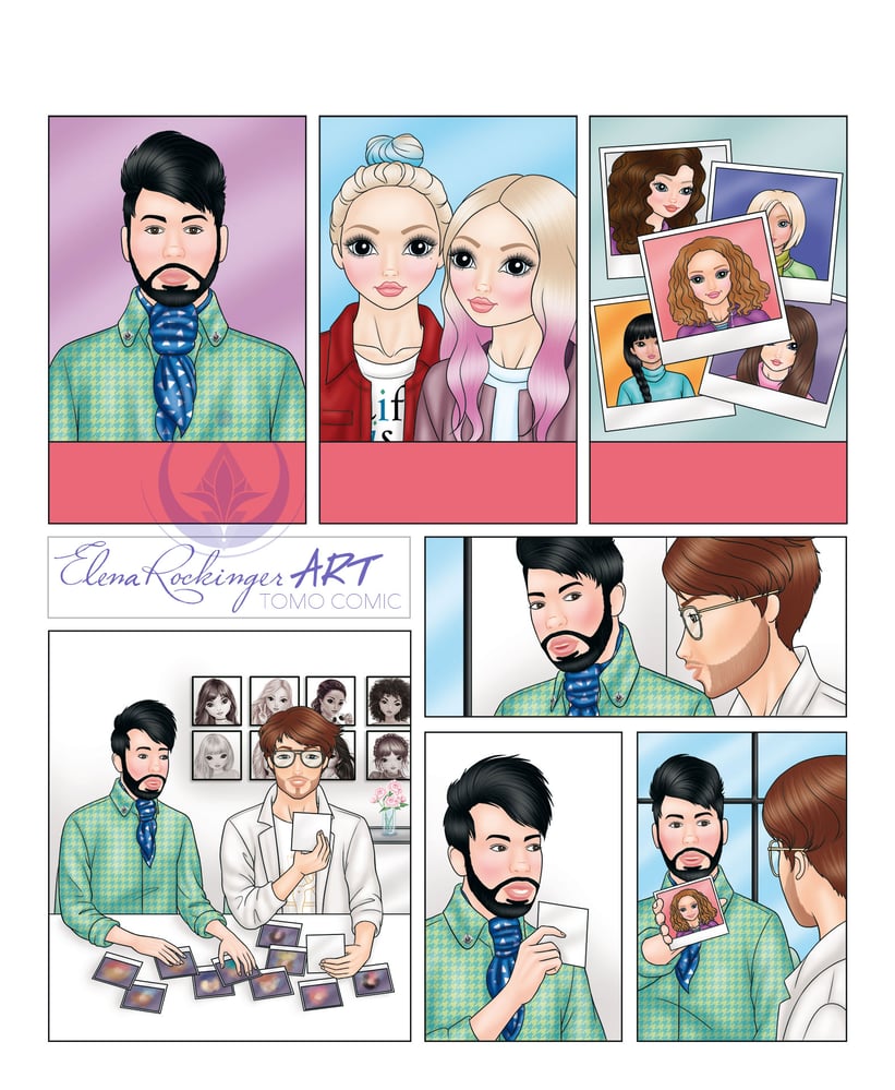 TopModel Comic | 1von4, 2019, für Depesche