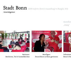 Stadt Bonn – EXPO-Auftritt Shanghai