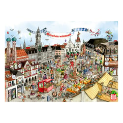 Wimmelbild »Kauf lokal«