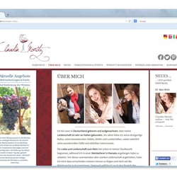Internetpräsenz „über mich“ . Claudia Moritz : http://claudiamoritz.com/de/ueber-mich/