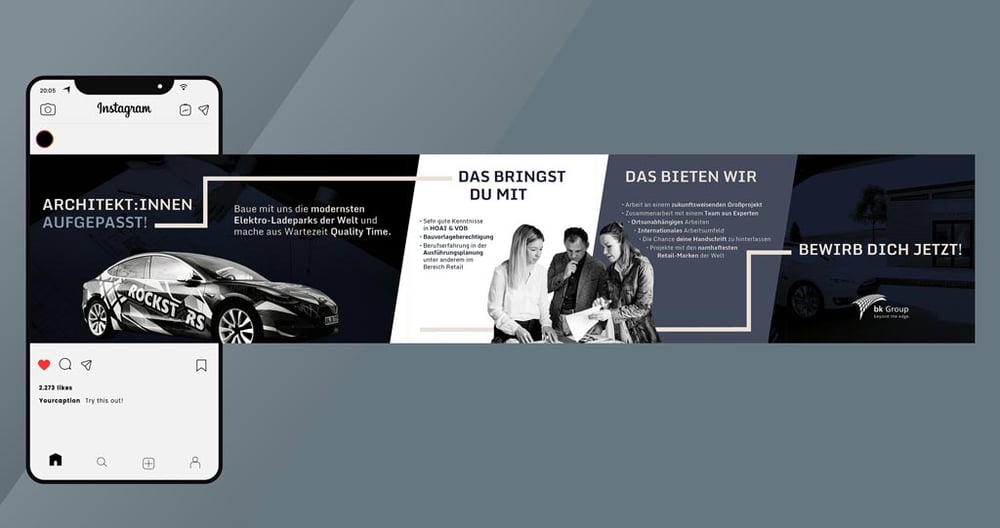 Carousel-Stellenanzeige