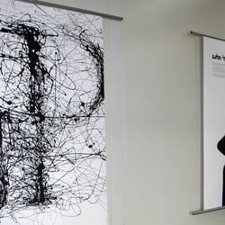 Poster zu Jackson Pollock und Zaha Hadid