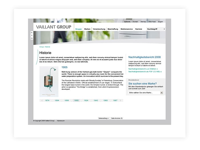 Vaillant Group Historie
