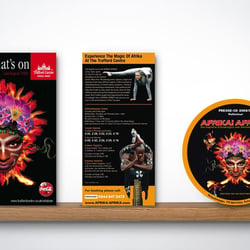 Flyer und CD Cover für AFRIKA AFRIKA