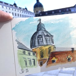 Wittelsbacher Platz Theatinerkirche Müchen