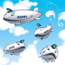 Sympathiefigur Zeppelin