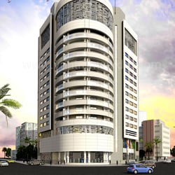 3D-Unternehmens Architectural Exterior Design Rendering