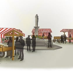Mitarbeiter-Event, Dorfmarkt