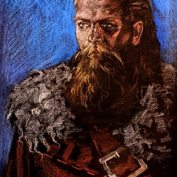 Vikinger 40×30cm fine liner/papier 2021