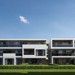 Aussenvisualisierung der Wohnoase Baderstraße