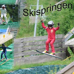 Collage Skisprung