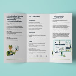 Product Illustrations for Mai Net Care and Trifold Design