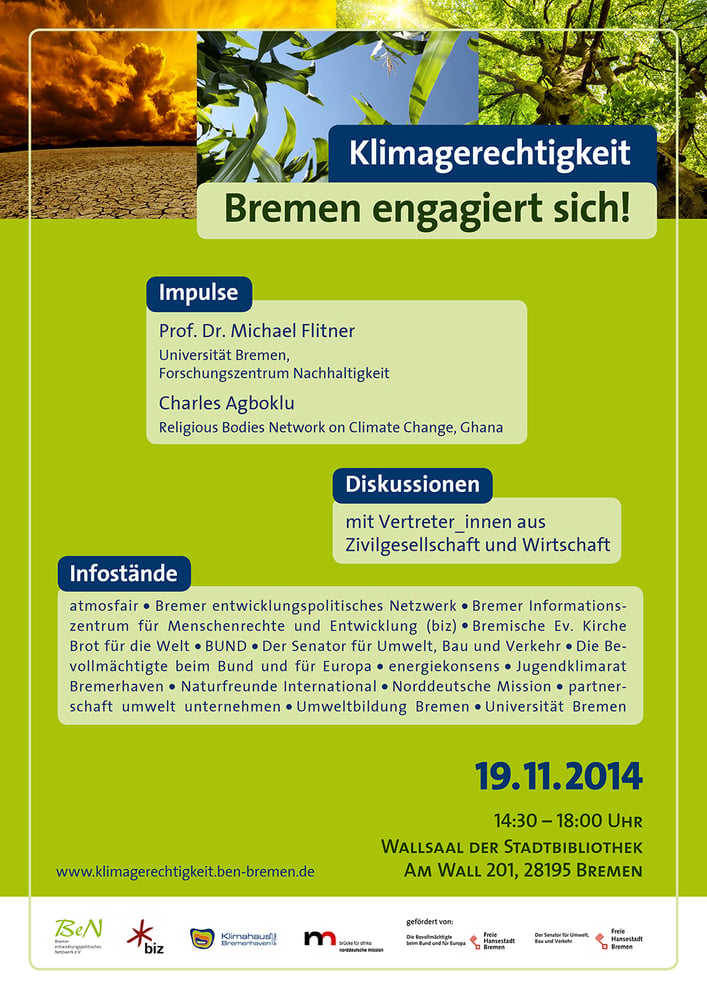 BeN Klimag Nov2014 Plakat
