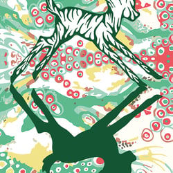 Deer 1, fineartprint 21 × 29,7 cm (variable)