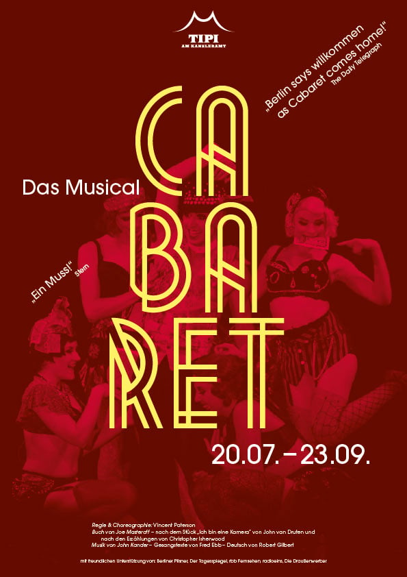 »Cabaret« Plakat (Entwurfsphase)
