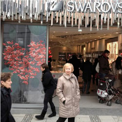 SWAROVSKI- Schaufenstergestaltung