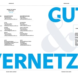 Konzept und Gestaltung Kontakt und Impressum