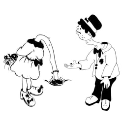 „Brautpaar“, vektorbasierte Illustration
