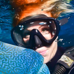 Underwater Wide Angle Portrait Photography