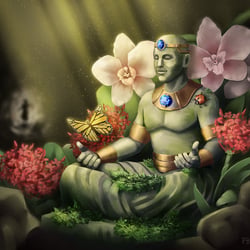 Calm Statuary – Illustration