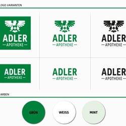 Logovarianten und Brandingfarben