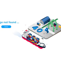 Isometrische Illustrationen für eine Logistik Plattform