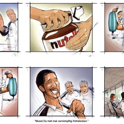 Nutella mit unserer Nationalmannschafft