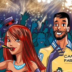 18 = Fetenhits Silvester / Universal / CD Cover Illustration