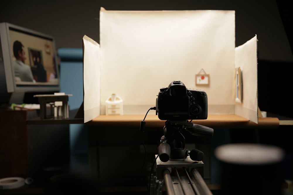 Kamera auf Motion Control Slider