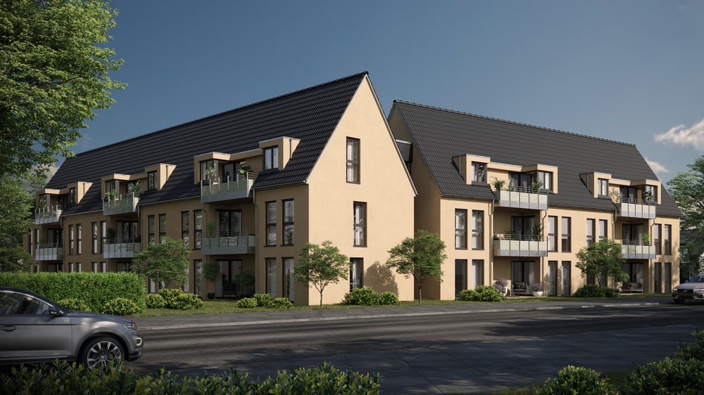 Außenvisualisierung eines Pflegeheims in Wilhelmshaven