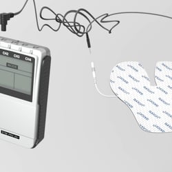 3D-Anwenderanimation STIM PRO X9+: Elektrodenkonnektion