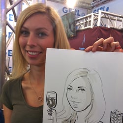 Karikaturist Messe
