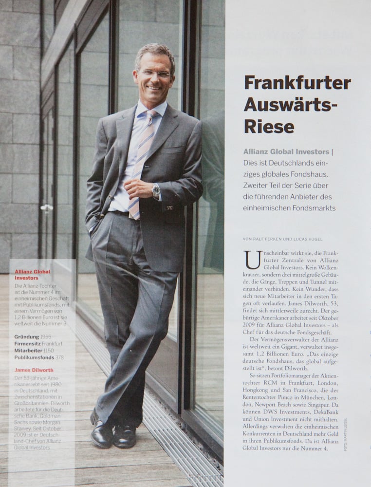 James Dilworth Deutschlandchef von Allianz Global Investors – Euro