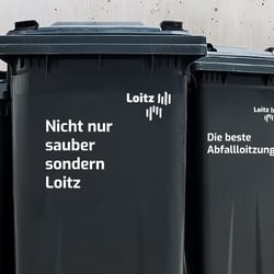 Mülltonnen AUfkleber