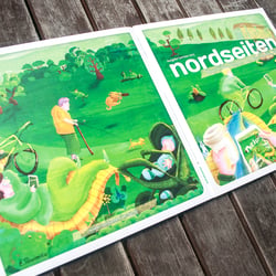 Coverillustration für das Nordseiten Magazin