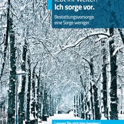 Plakatkampagne Bestattungsvorsorge 2016