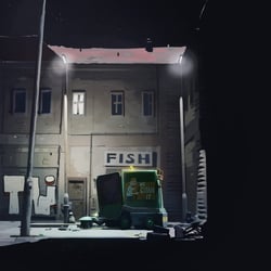 GarbageTruckScene