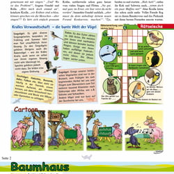 Baumhaus Kinderseite – Thema Singvögel