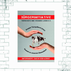 Plakat für den Tierschutzbund